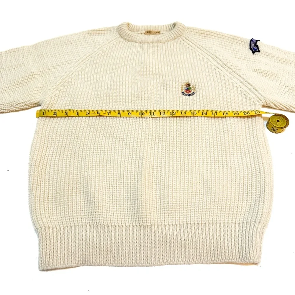 Vintage Portland Motomachi PX Yacht Club Sweater Japanese 100% Wool Shaker Knit